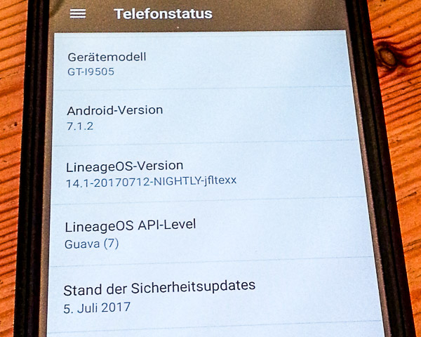 Android-Alternative LineageOS - ein 'Update'