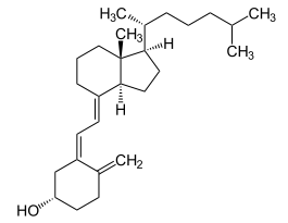 Vitamin D3 Strukturformel